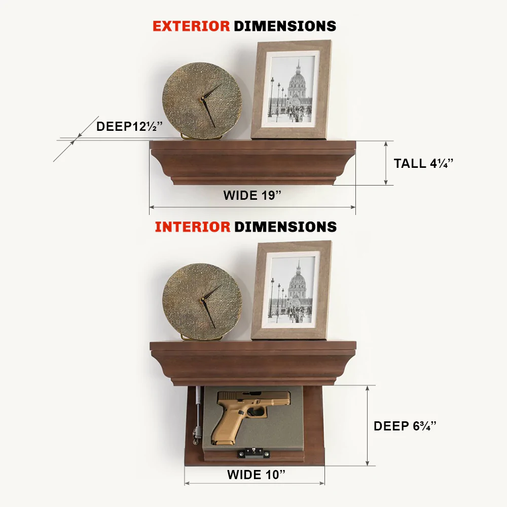 Ace Small Concealment Shelf w/ RFID Lock