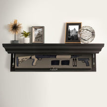 Premium Hidden Gun Shelf #color_black