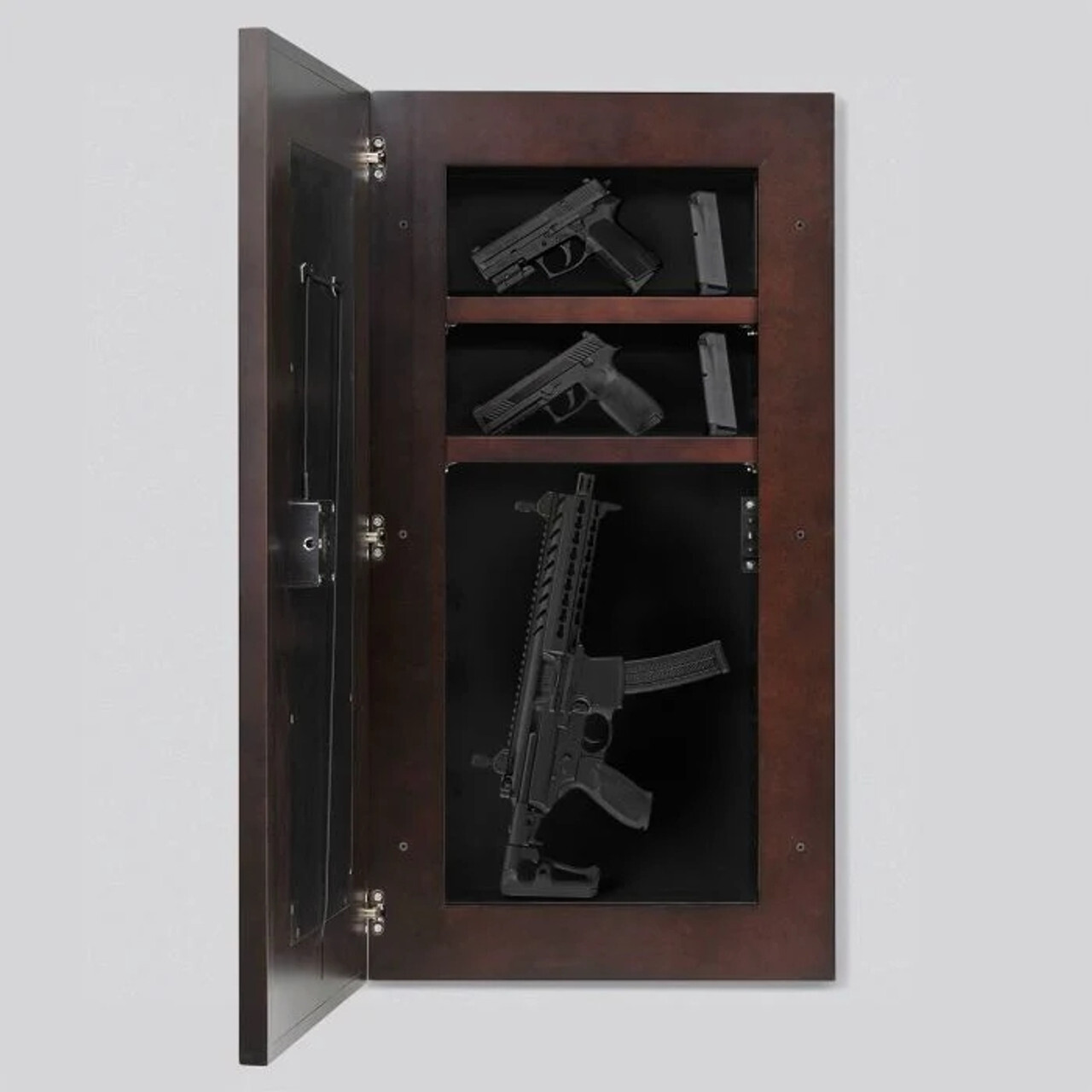 discreet wall mounted gun safe
